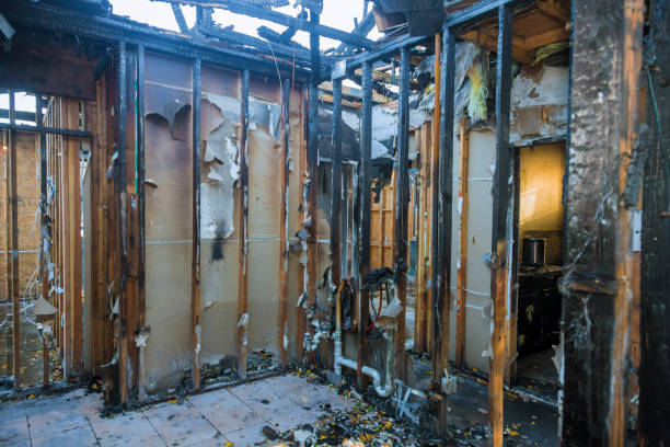 Professional Fire Damage Assessment technician working in North Bend, OH